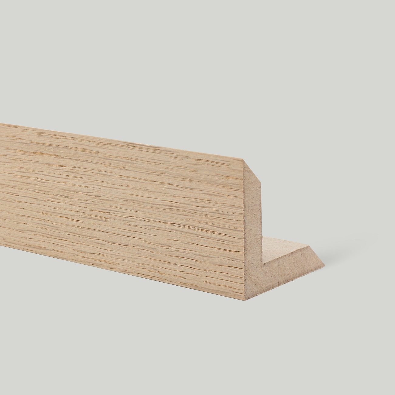 Рейка декоративная Modern Decor дуб без покрытия 2-х сторонняя 2800×40×40