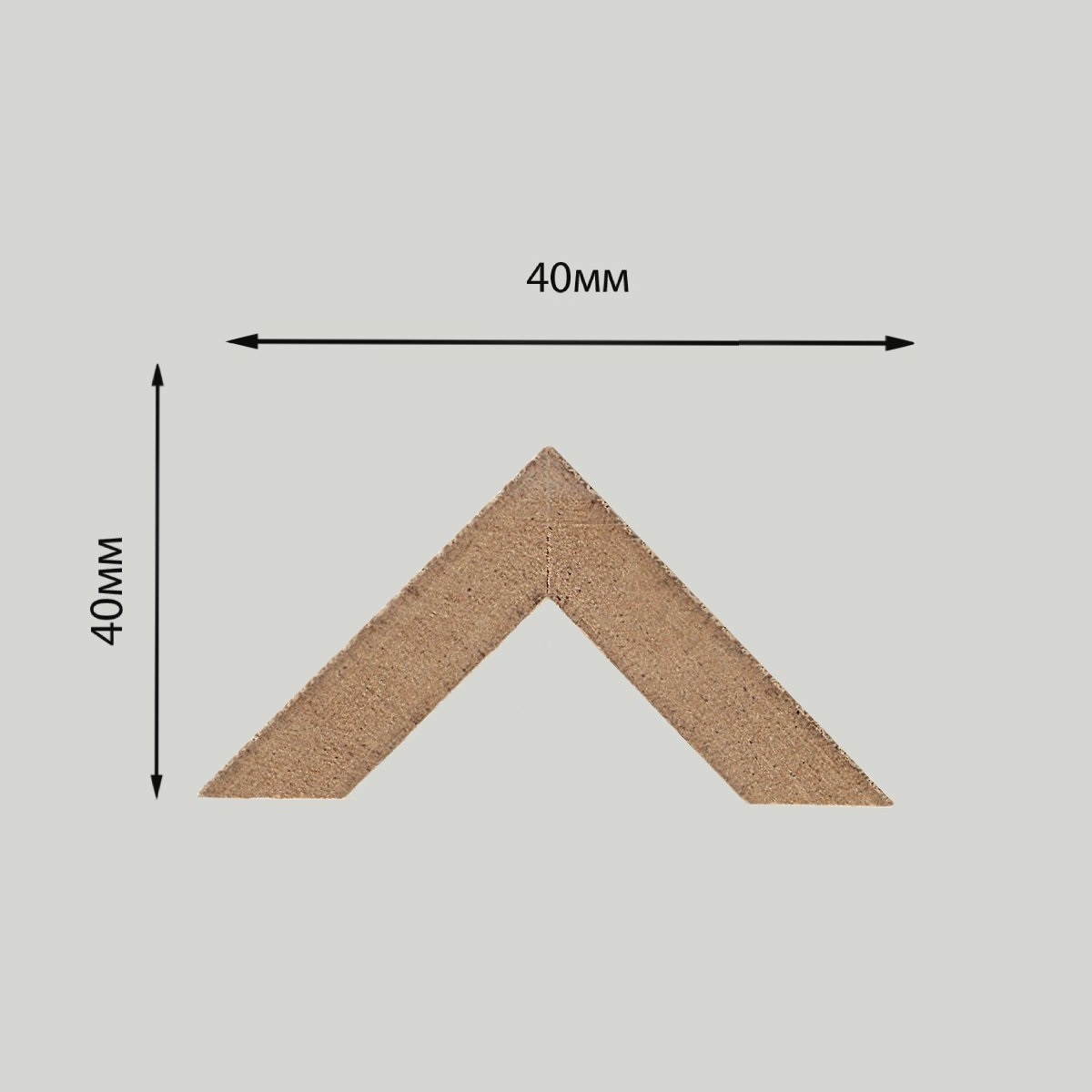 Рейка декоративная Modern Decor дуб без покрытия 2-х сторонняя 2800×40×40