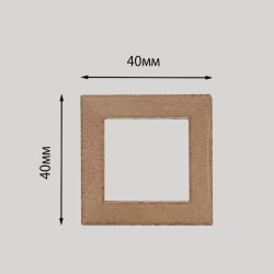 Рейка декоративная Modern Decor дуб без покрытия 4-х сторонняя 2800×40×40