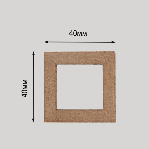 Рейка декоративная Modern Decor дуб без покрытия 4-х сторонняя 2800×40×40