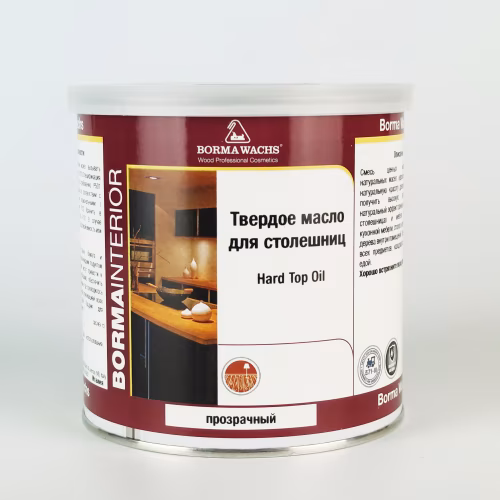 Бесцветное масло для столешниц Borma Hard Top Oil 4916 0,75 л