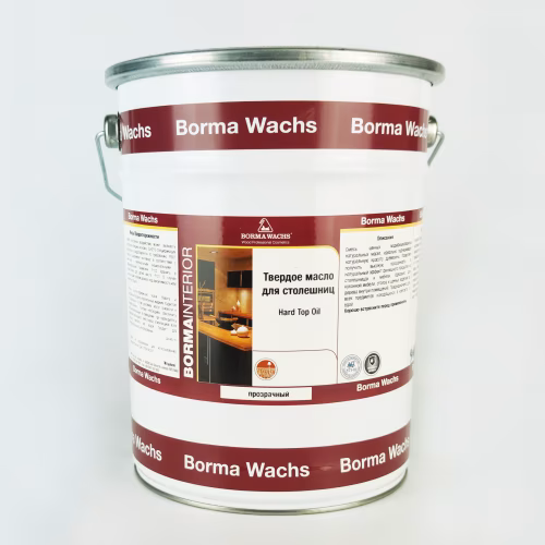 Бесцветное масло для столешниц Borma Hard Top Oil 4917 5 л