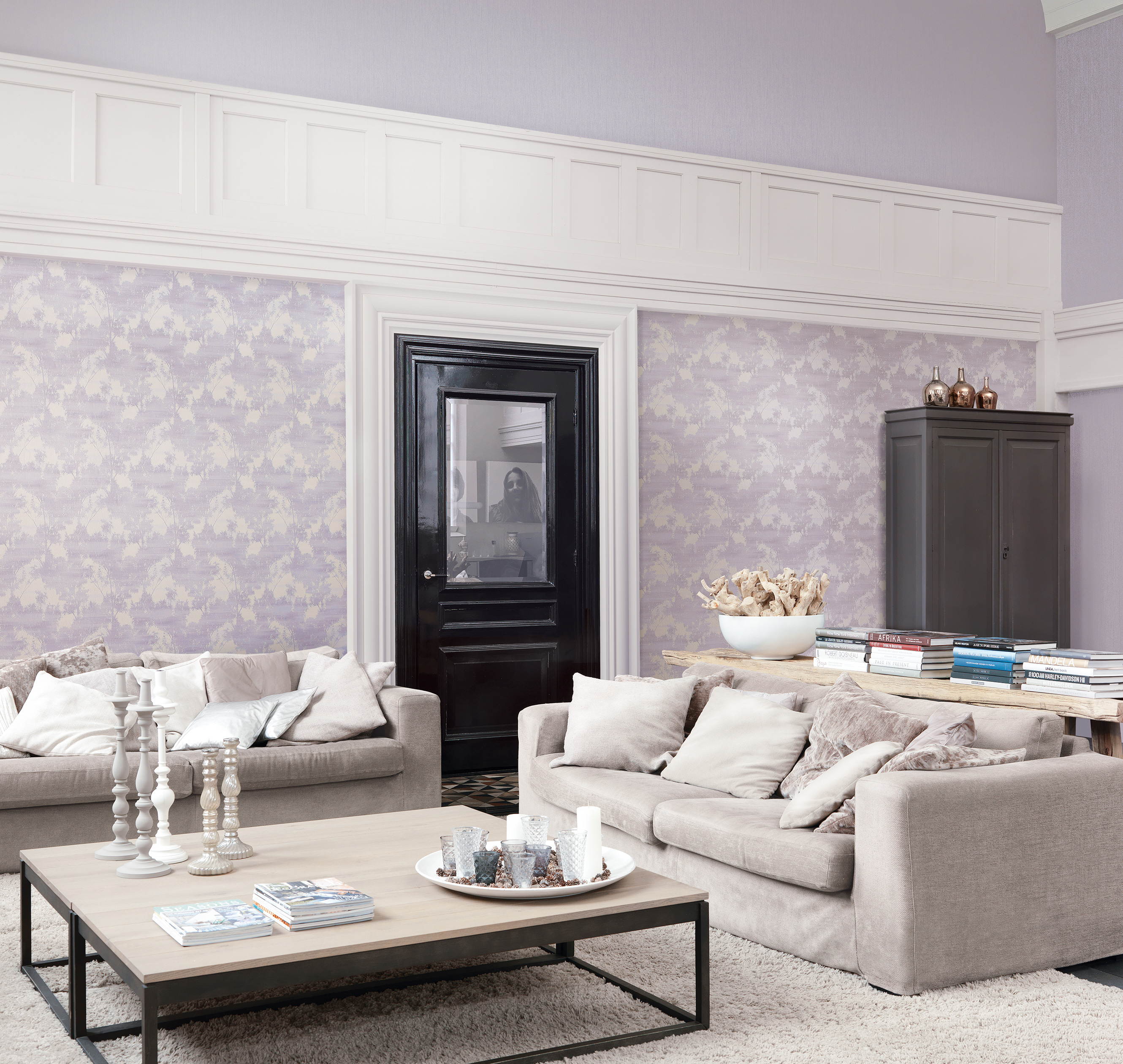 Обои Loymina Golden Library Bamboo Forest SAT31 022 10,05×1 фото в интерьере