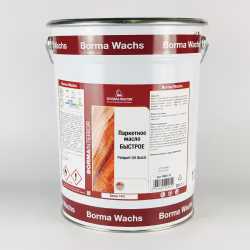 Бесцветное масло для пола Borma Parquet Oil Quick 4954-10 глубоко-матовое 20 л