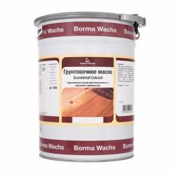 Масло грунтовочное для дерева Borma Grundieroil Coloroil цвет R3950-1 Беленый дуб 5 л