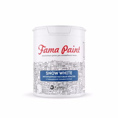 Краска Fama Paint Snow White 0,9 л