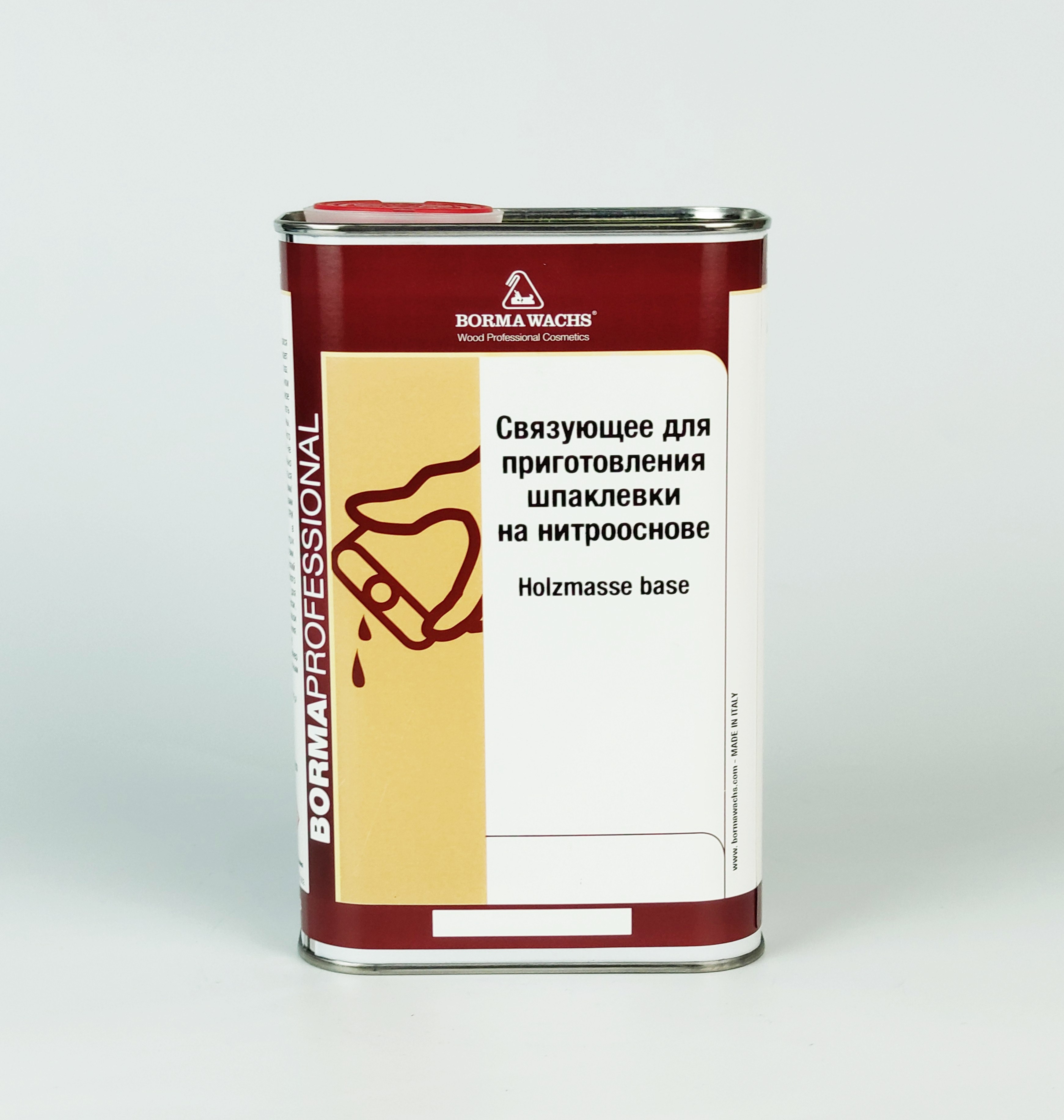 Шпатлевка для паркета Borma Holzmasse base 0052 1 л