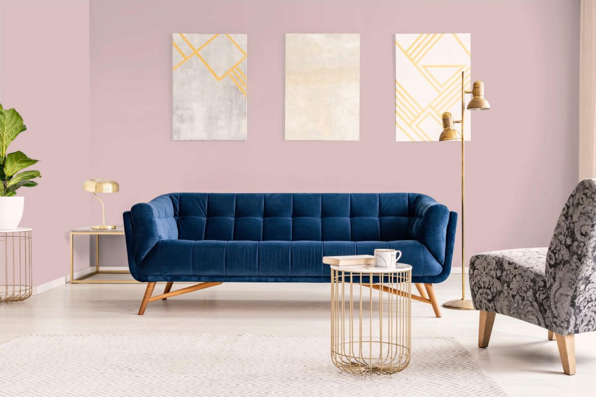 Обои Hygge 77 Colors Rosy C4 02 10,05×1 фото в интерьере