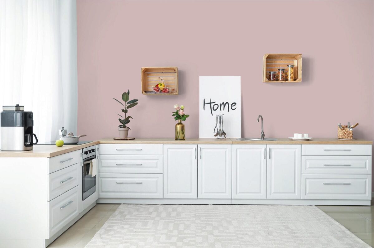 Обои Hygge 77 Colors Rosy C4 03 10,05×1 фото в интерьере