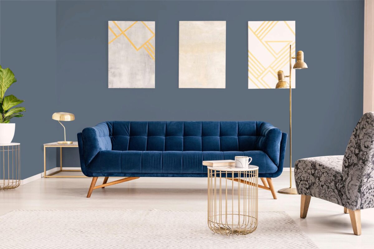 Обои Hygge 77 Colors Marine C6 06 10,05×1 фото в интерьере