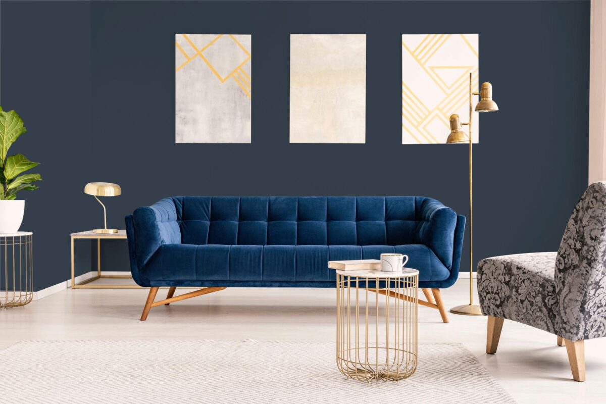 Обои Hygge 77 Colors Marine C6 07 10,05×1 фото в интерьере