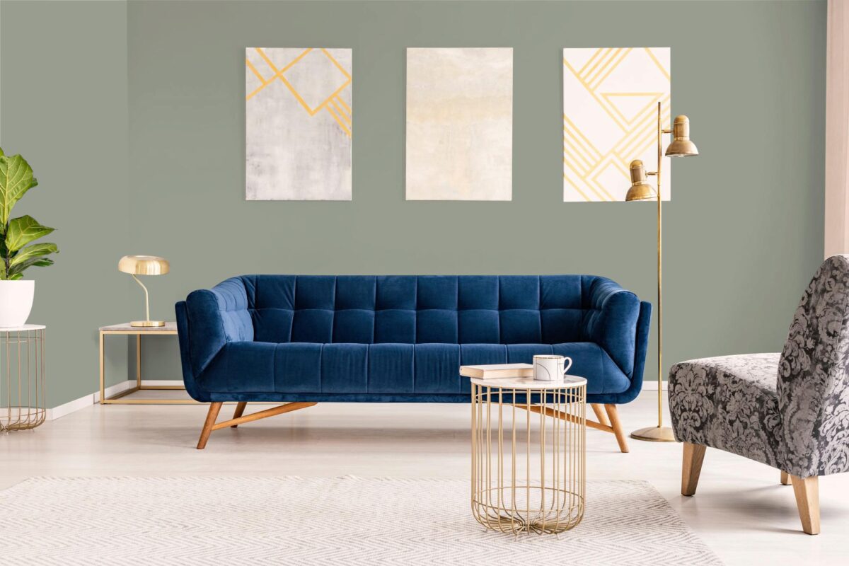 Обои Hygge 77 Colors Green C7 04 10,05×1 фото в интерьере