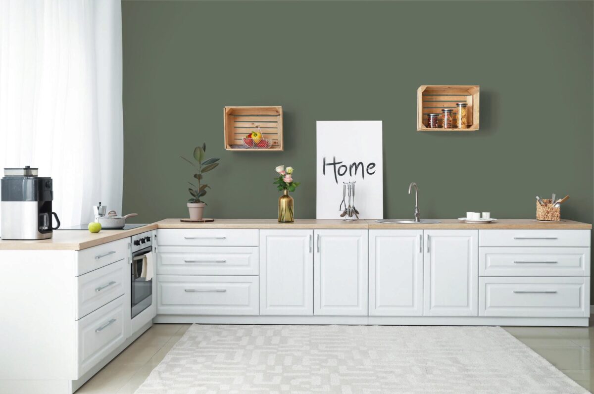 Обои Hygge 77 Colors Green C7 06 10,05×1 фото в интерьере