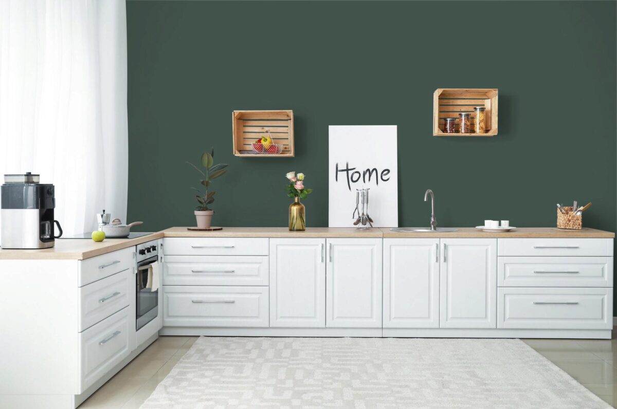 Обои Hygge 77 Colors Green C7 07 10,05×1 фото в интерьере