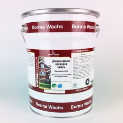 Эмаль восковая для дерева Borma Dekorwachs Lasur 3340DEC-RM 128 Красный махагон 20 л