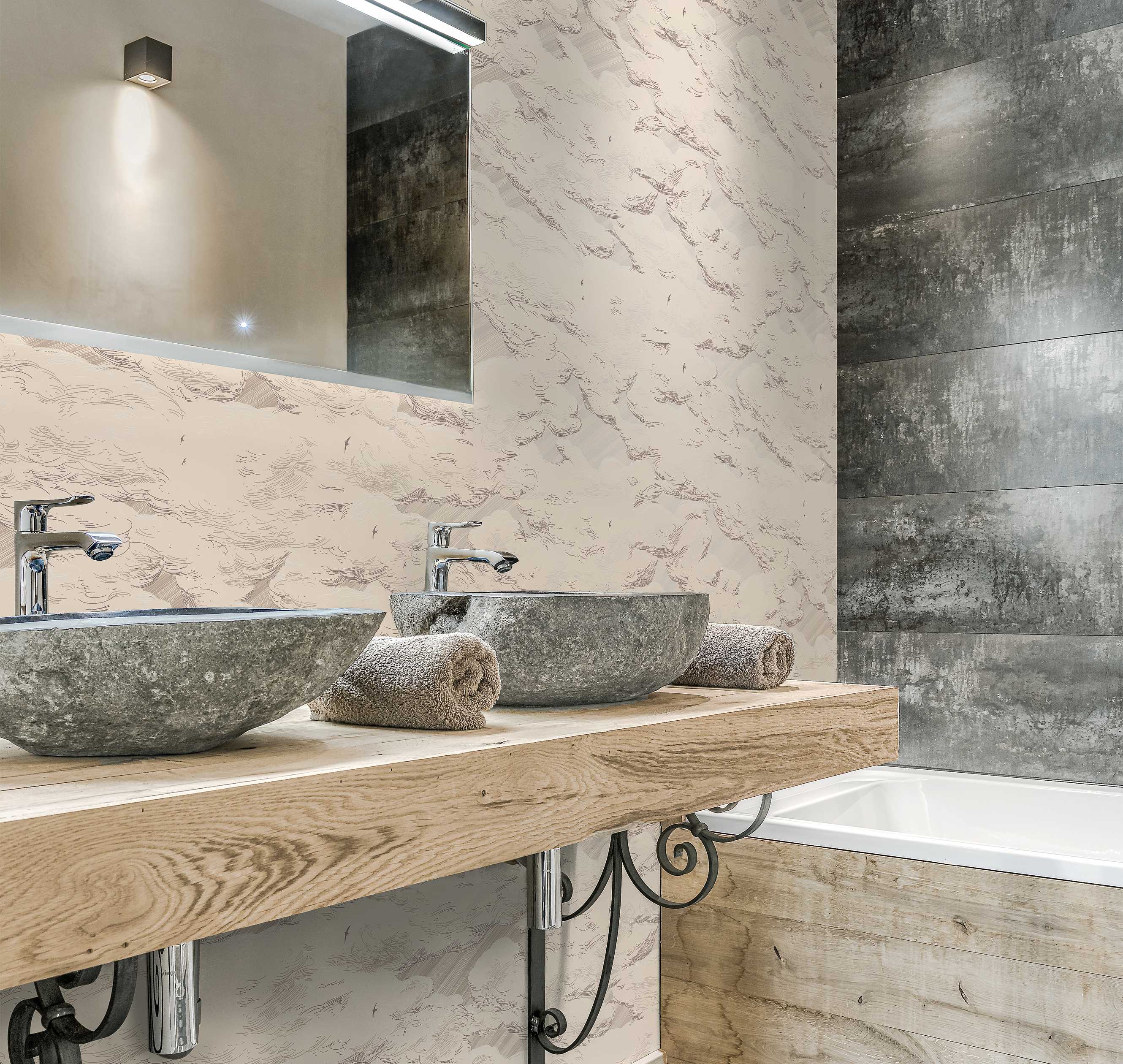 Обои Milassa Ambient vol.3 Am10 002 10,05×1 фото в интерьере