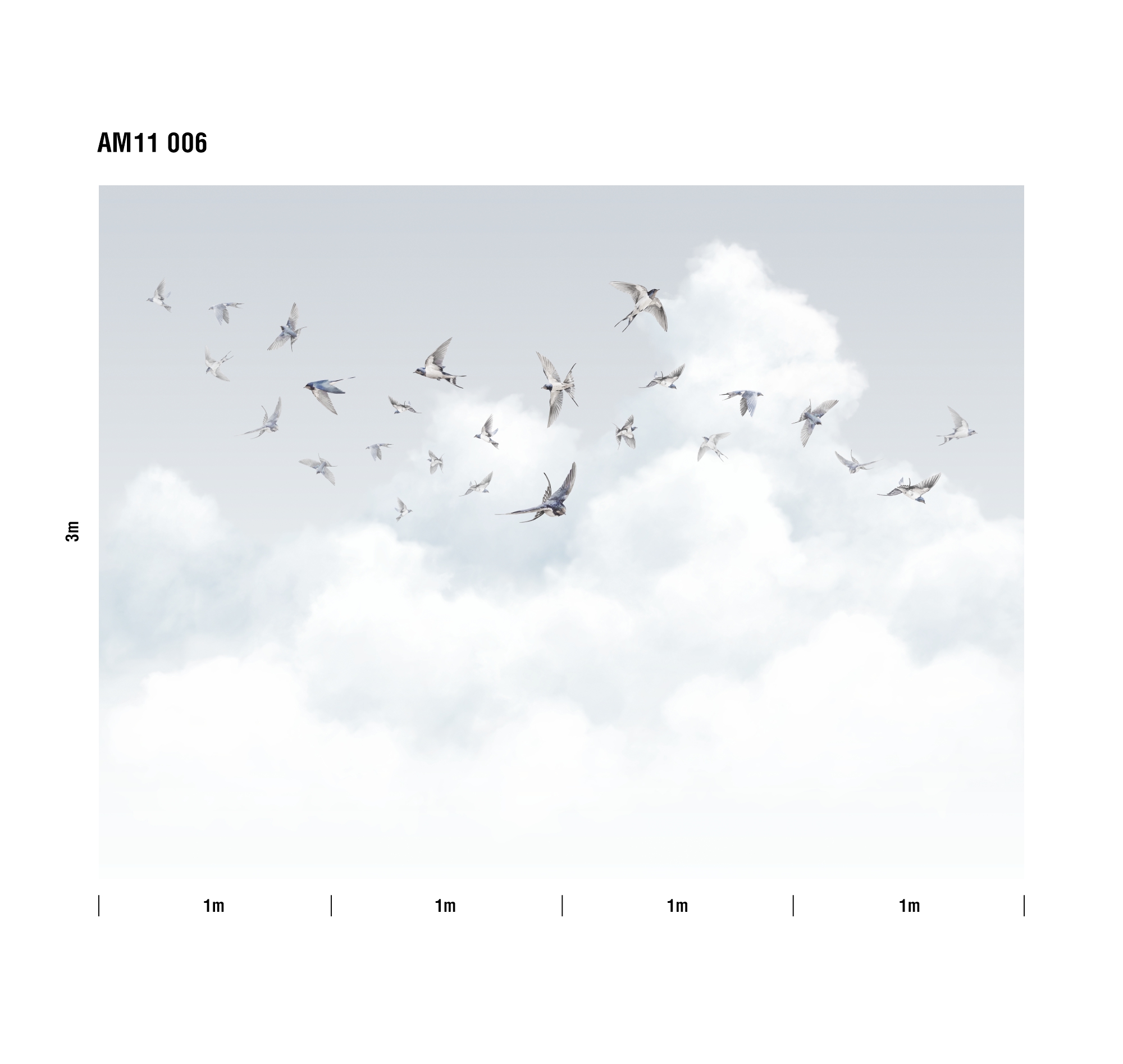 Панно Milassa Ambient vol.3 Spring Swallows Am11 006