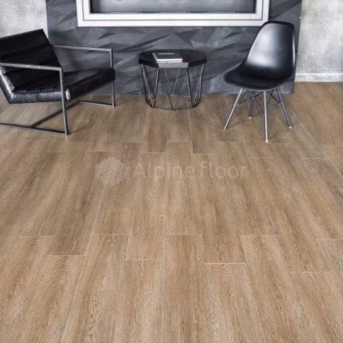 Кварцвиниловый SPC ламинат Alpine Floor Intense Бурый лес ECO 9-3 1220×183×6
