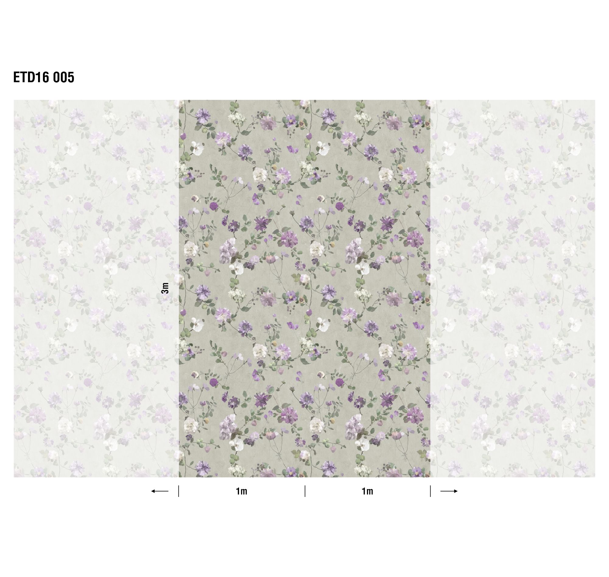 Панно Loymina Etude vol. II Flower Rain ETD16 005 3×2