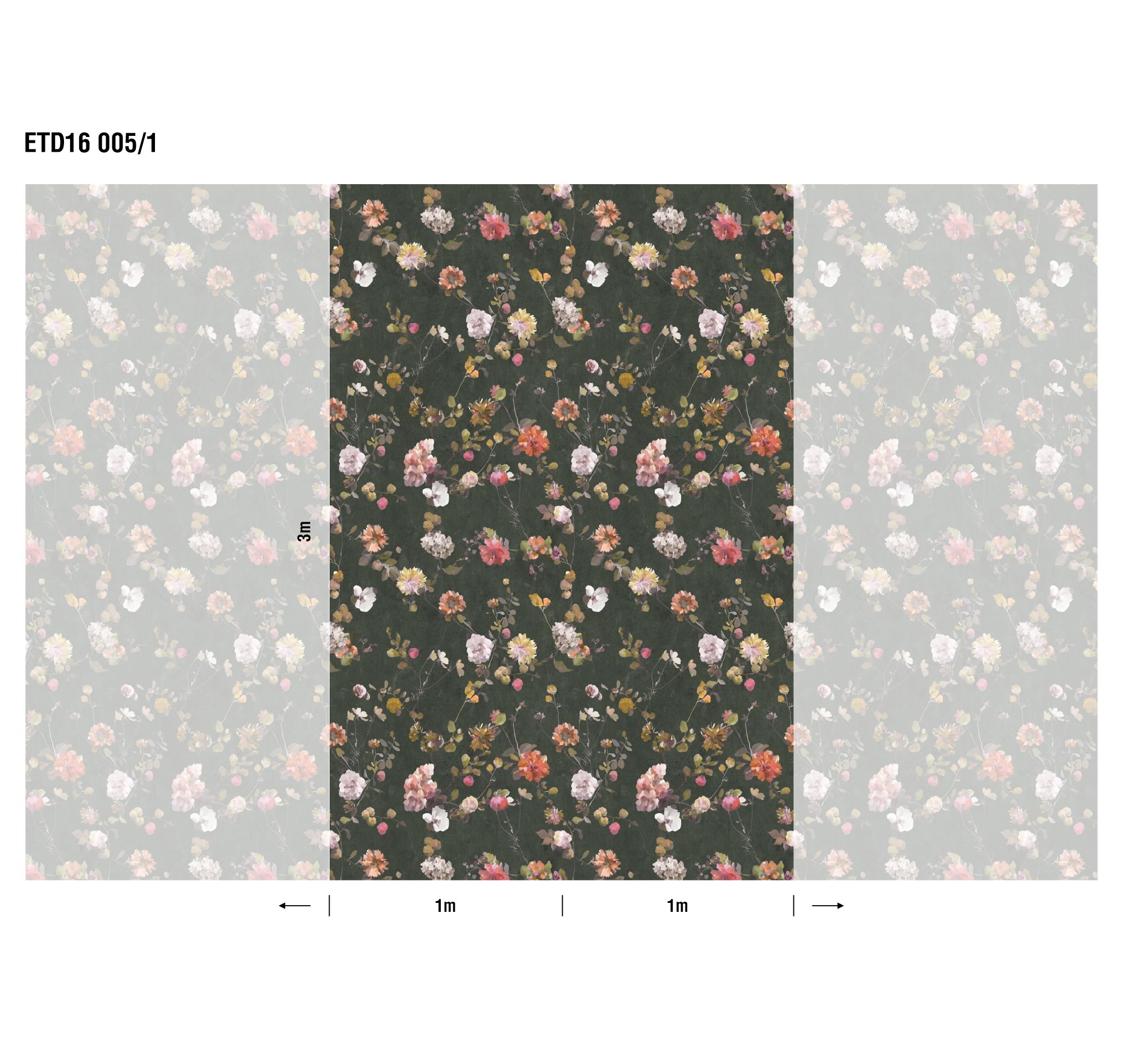 Панно Loymina Etude vol. II Flower Rain ETD16 005/1 3×2