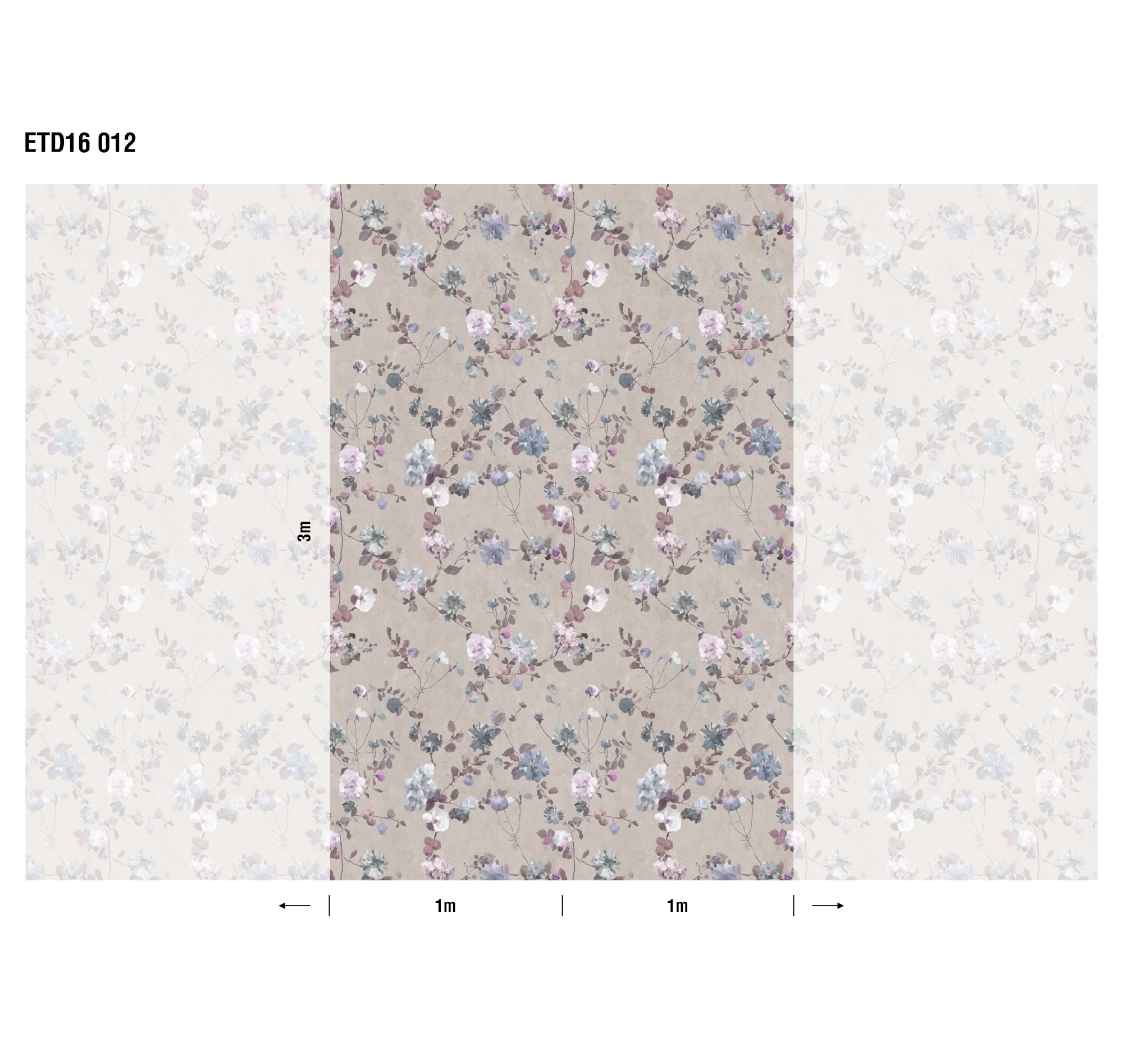 Панно Loymina Etude vol. II Flower Rain ETD16 012 3×2