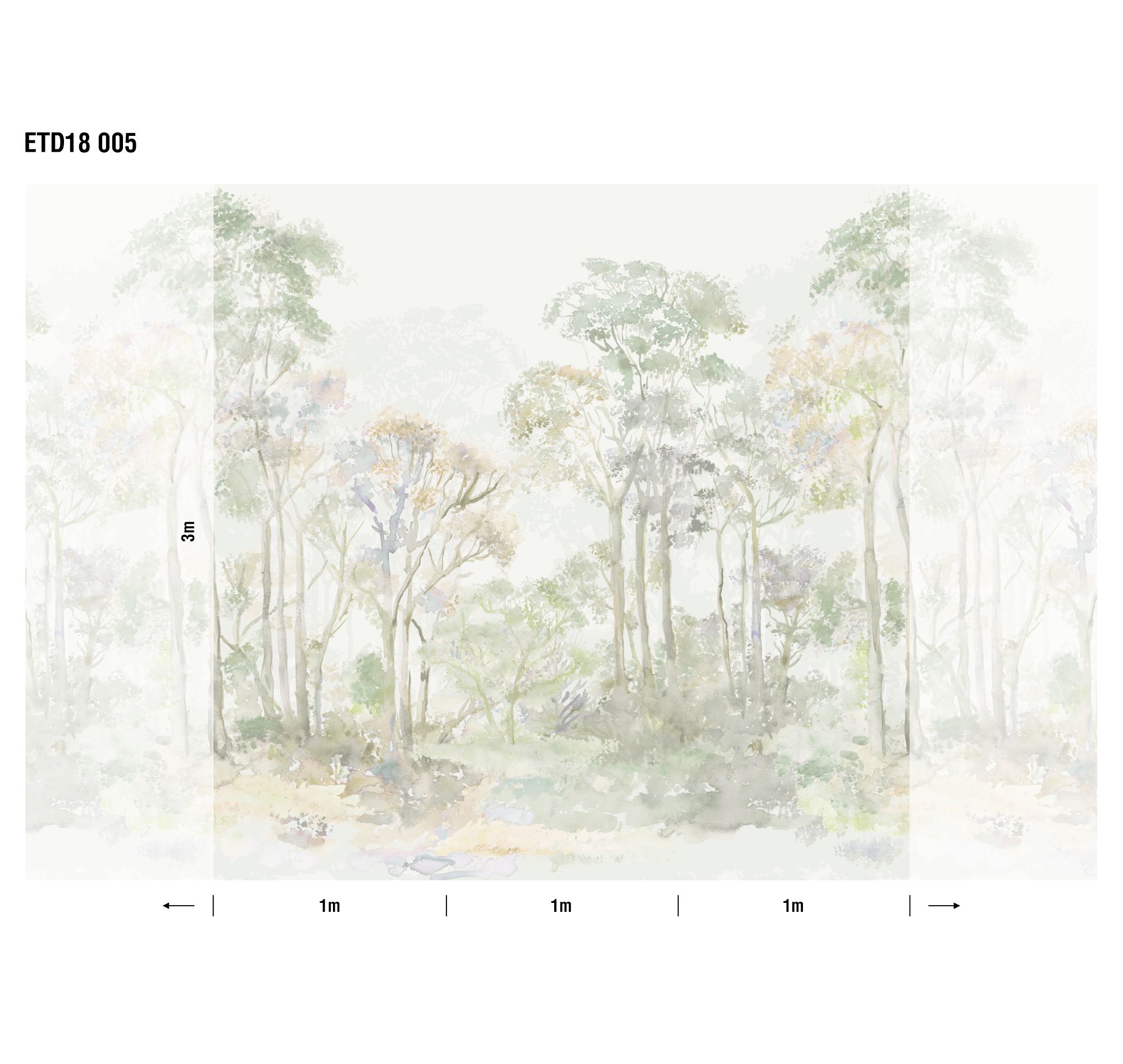 Панно Loymina Etude vol. II Aquarelle ETD18 005 3×3