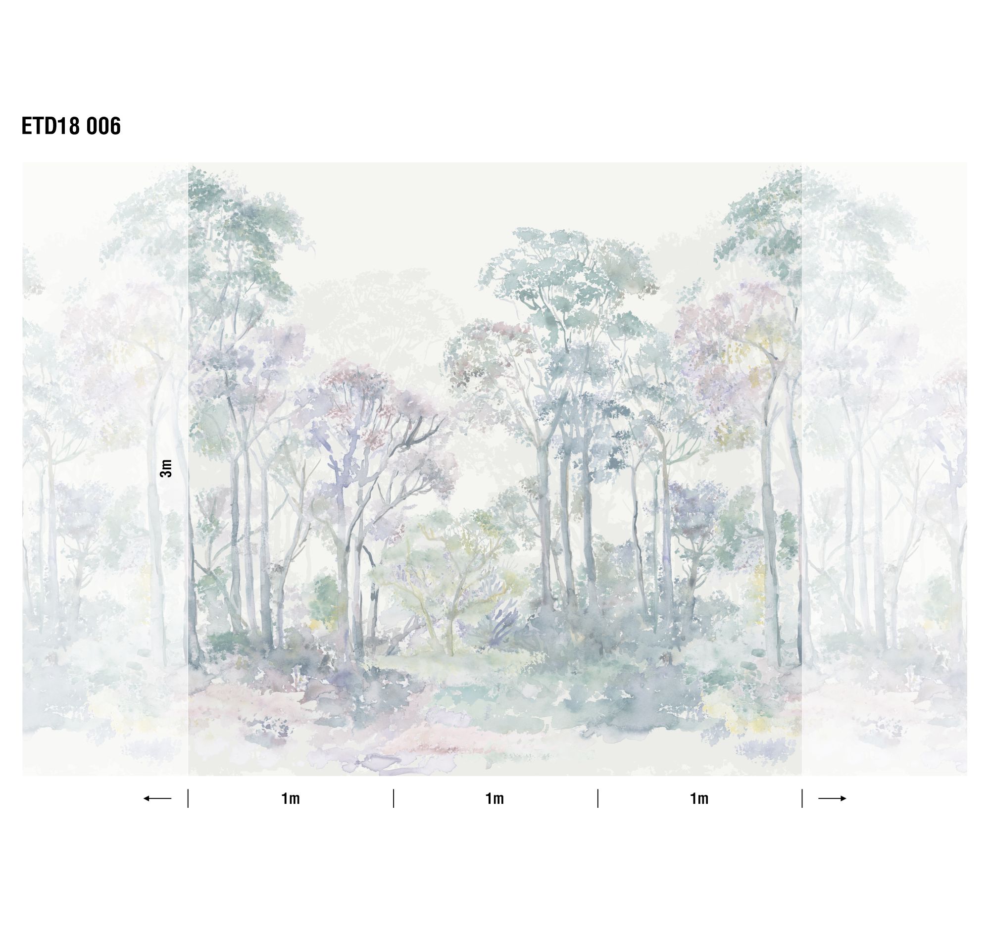 Панно Loymina Etude vol. II Aquarelle ETD18 006 3×3