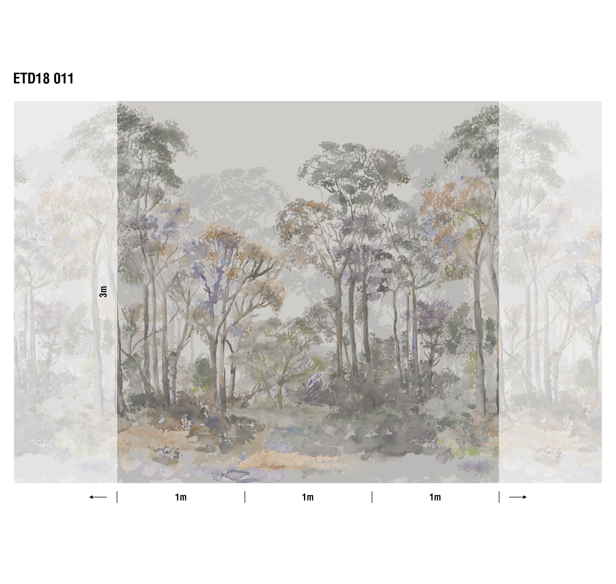 Панно Loymina Etude vol. II Aquarelle ETD18 011 3×3