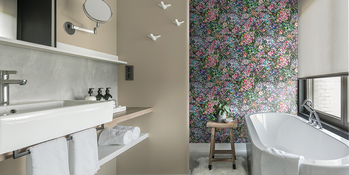 Панно Loymina Etude vol. II Bloom ETD21 005 3×1 фото в интерьере