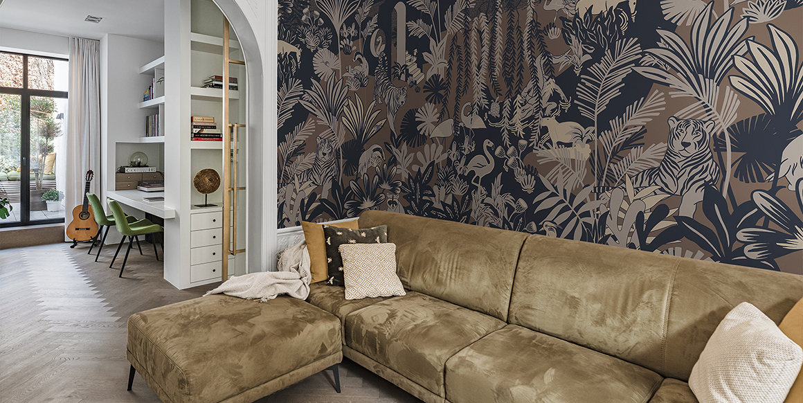 Панно Loymina Etude vol. II Kipling ETD22 010 3×4 фото в интерьере