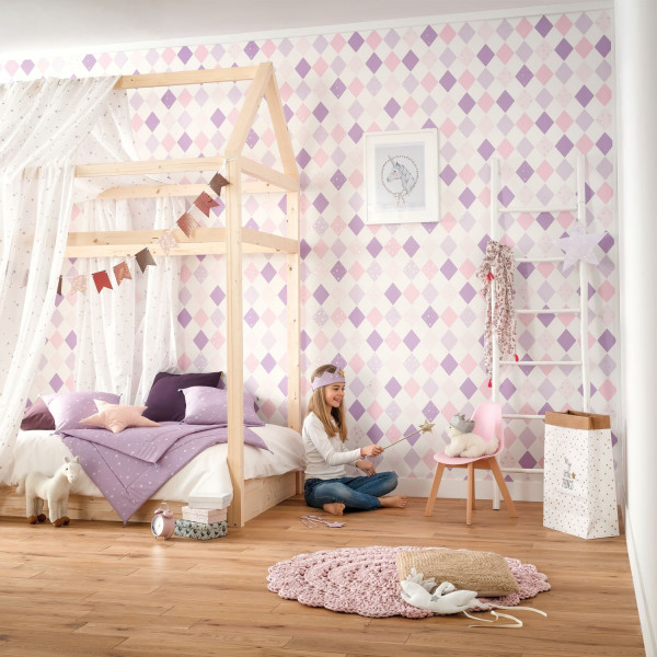 Обои Caselio Girl Power Shine Bright Like A Diamond 100815721 10,05×0,53 фото в интерьере Обои Caselio Girl Power Shine Bright Like A Diamond 100815721 10,05×0,53 фото в интерьере