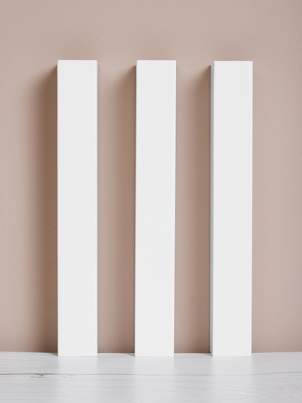 Рейка декоративная Art Line белая матовая 2800×40×40