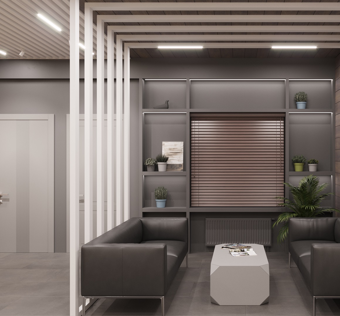 Рейка декоративная Art Line белая матовая 2800×40×40 фото в интерьере