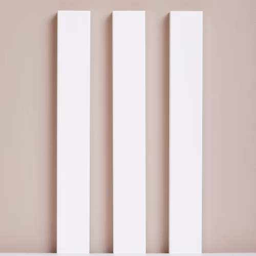 Рейка декоративная Ликорн белая 2800×40×16