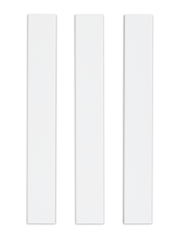 Рейка декоративная Ликорн белая 2800×40×16