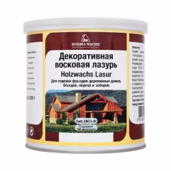Лазурь восковая для дерева Borma Holzwachs Lasur R3310-11.125 62 Махагон 0,125 л