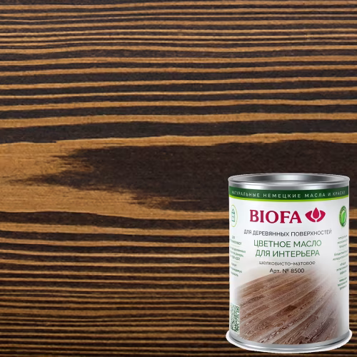 Масло для дерева Biofa 8500 цвет 8541 Бренди 0,125 л