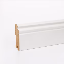 Плинтус МДФ ламинированный DeArtio White W31-90 2050×90×16