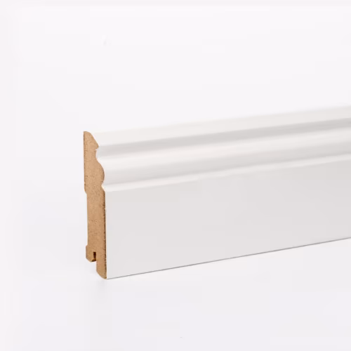 Плинтус МДФ ламинированный DeArtio White W31-70 2050×70×16