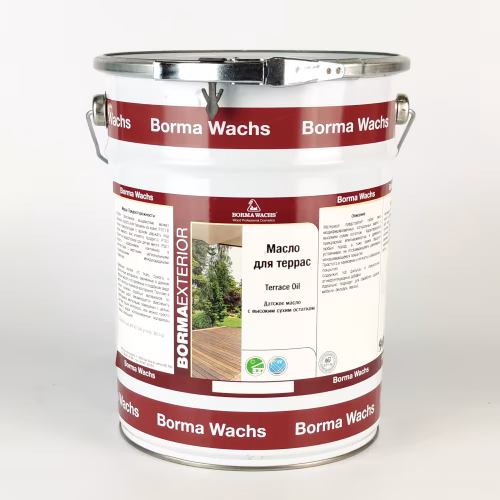 Масло датское для террас Borma Terrace Oil 4972IL-DS50 Белый 5 л