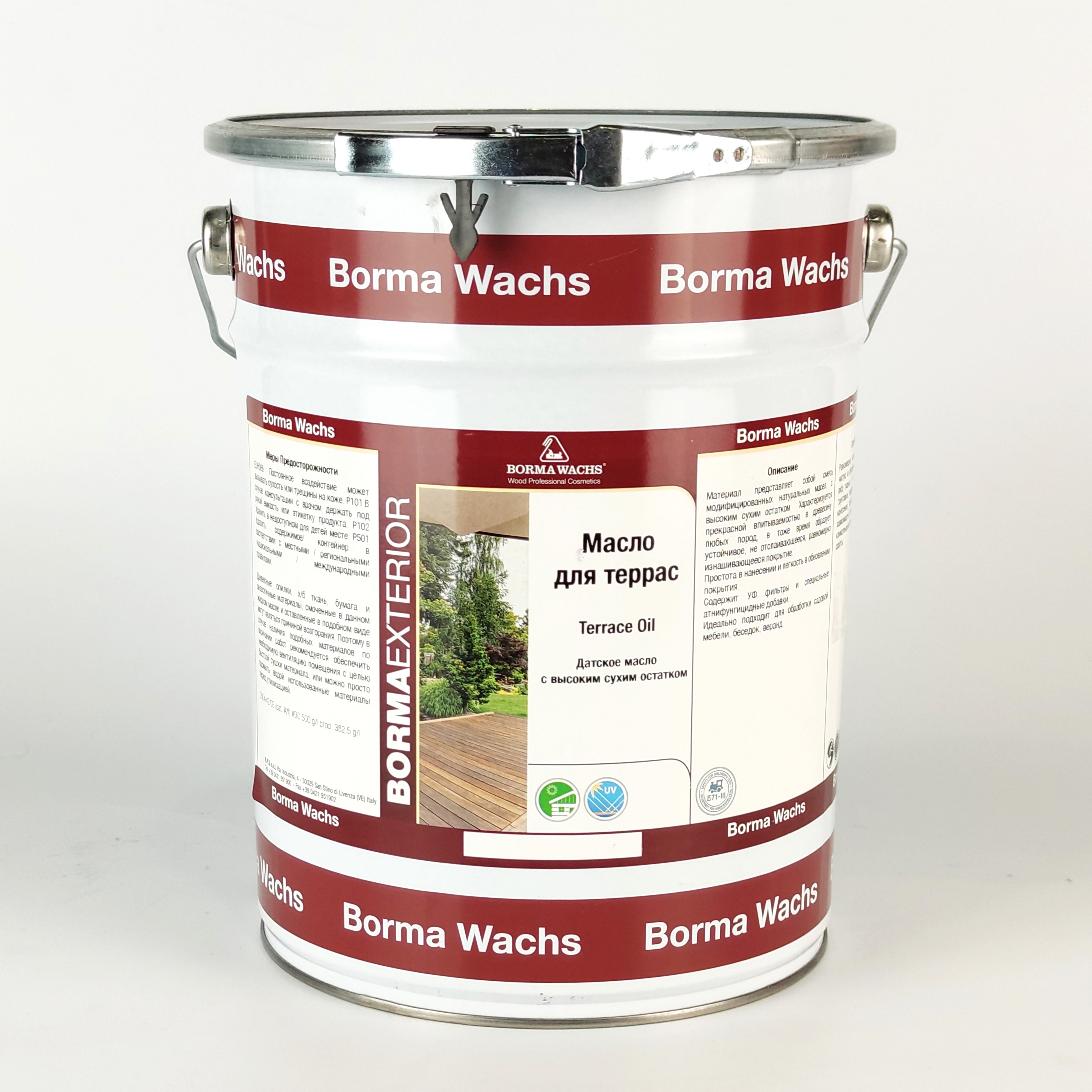 Масло датское для террас Borma Terrace Oil 4972-IL-173 Тик 5 л