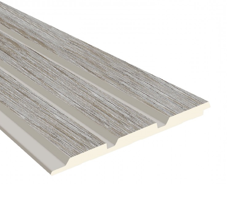 Стеновая панель из полистирола Hiwood LV124 GN68 2700×120×12