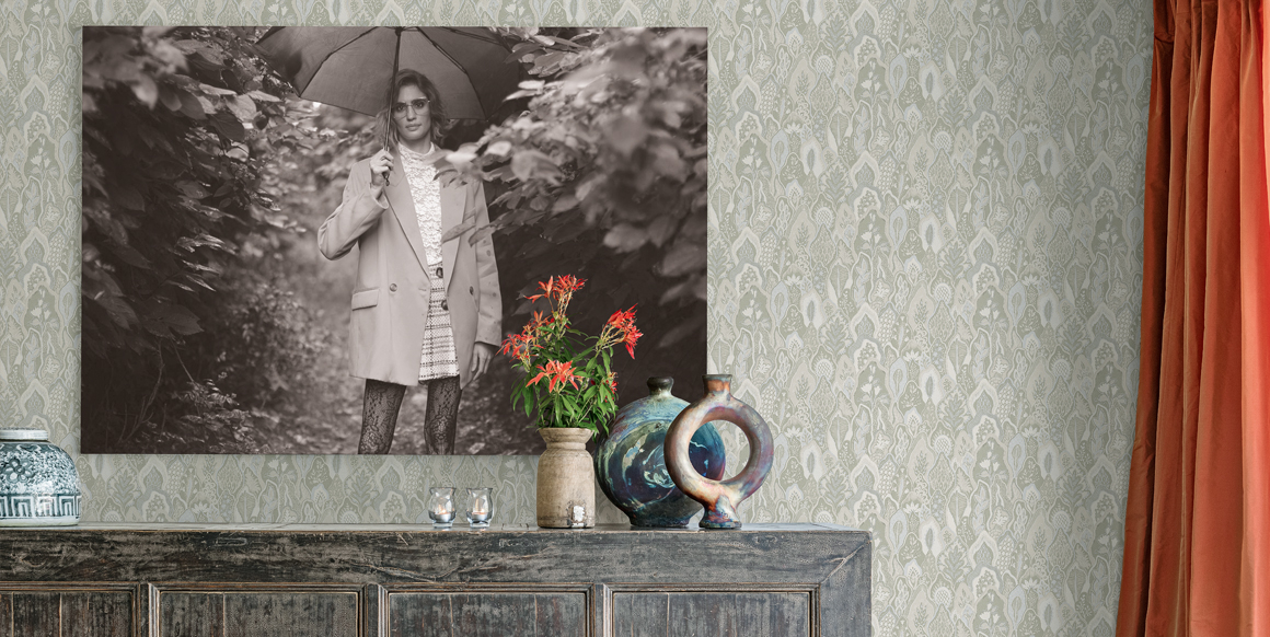 Обои Loymina British Style Forest Palampore BRIT 4 002/1 10,05×1 фото в интерьере