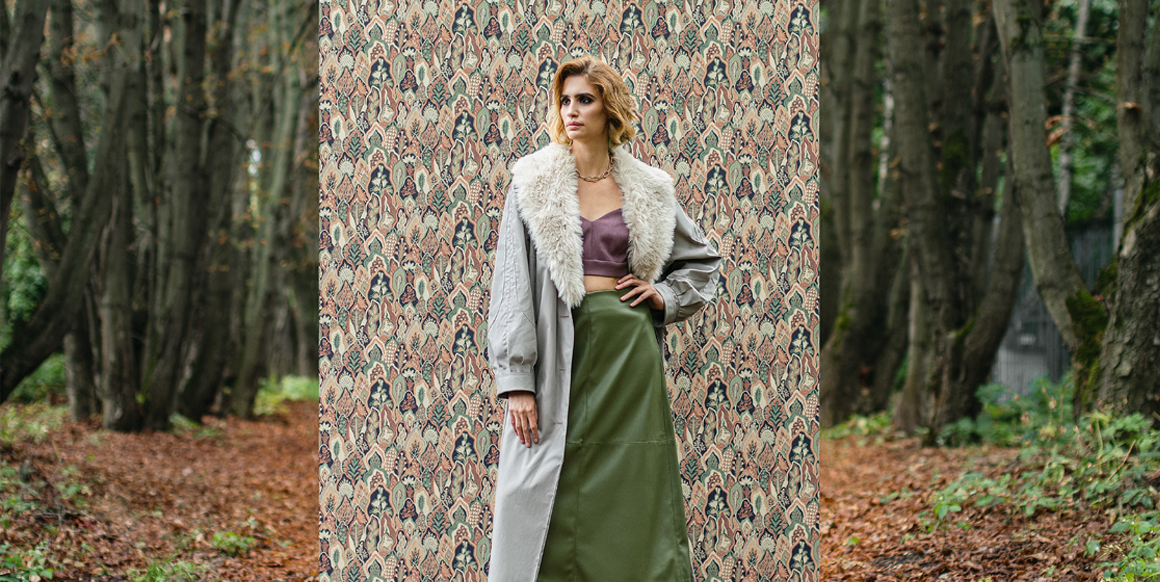 Обои Loymina British Style Forest Palampore BRIT 4 022 10,05×1 фото в интерьере