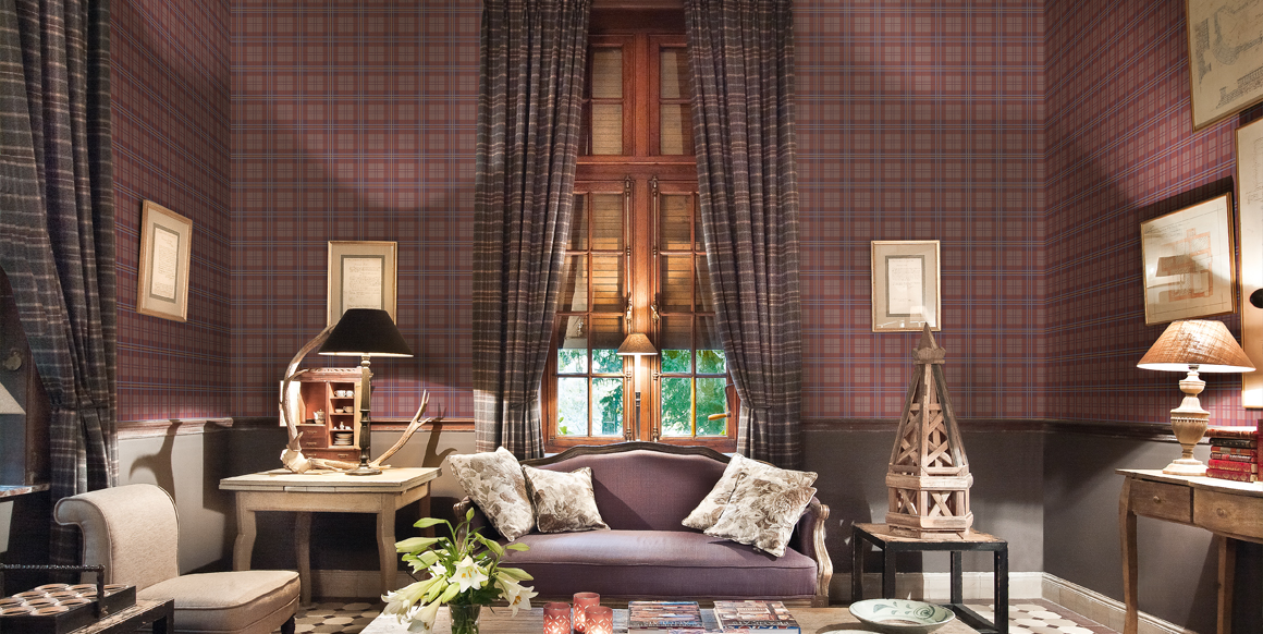 Обои Loymina British Style Forest Quilt BRIT 7 020 10,05×1 фото в интерьере