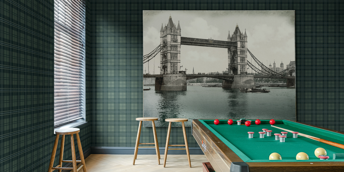 Обои Loymina British Style Forest Quilt BRIT 7 005 10,05×1 фото в интерьере