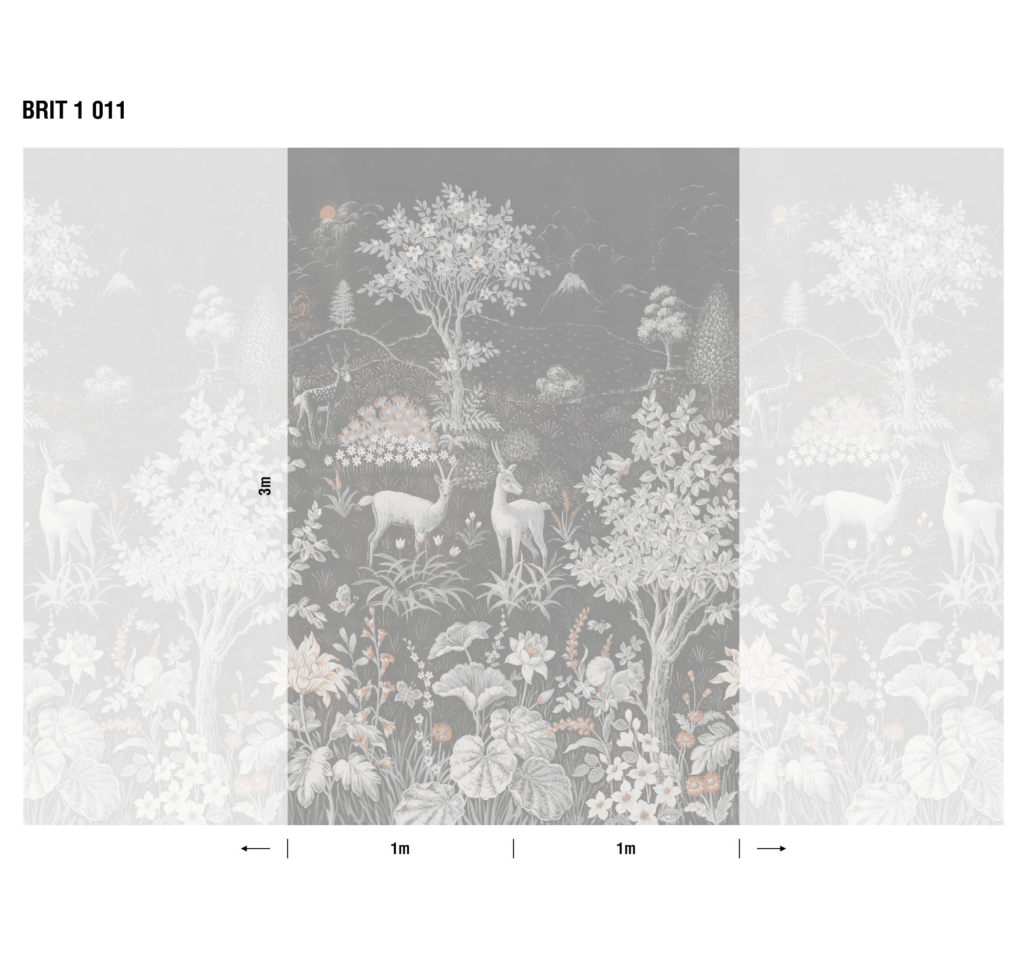 Панно Loymina British Style Forest BRIT 1 011 3×2