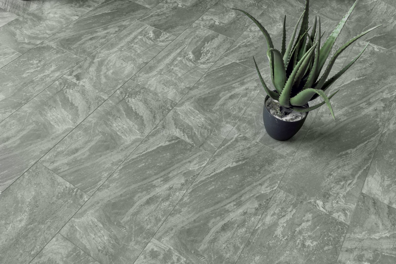 Кварцвиниловый SPC ламинат Alpine Floor Stone Mineral Core Хэмпшир ECO 4-9 609,6×304,8×4 фото в интерьере