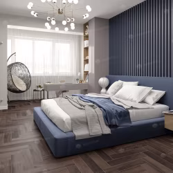 Кварцвиниловый SPC ламинат Alpine Floor Parquet Light Дуб Фафнир ECO 13-16 венгерская елка 600×125×4
