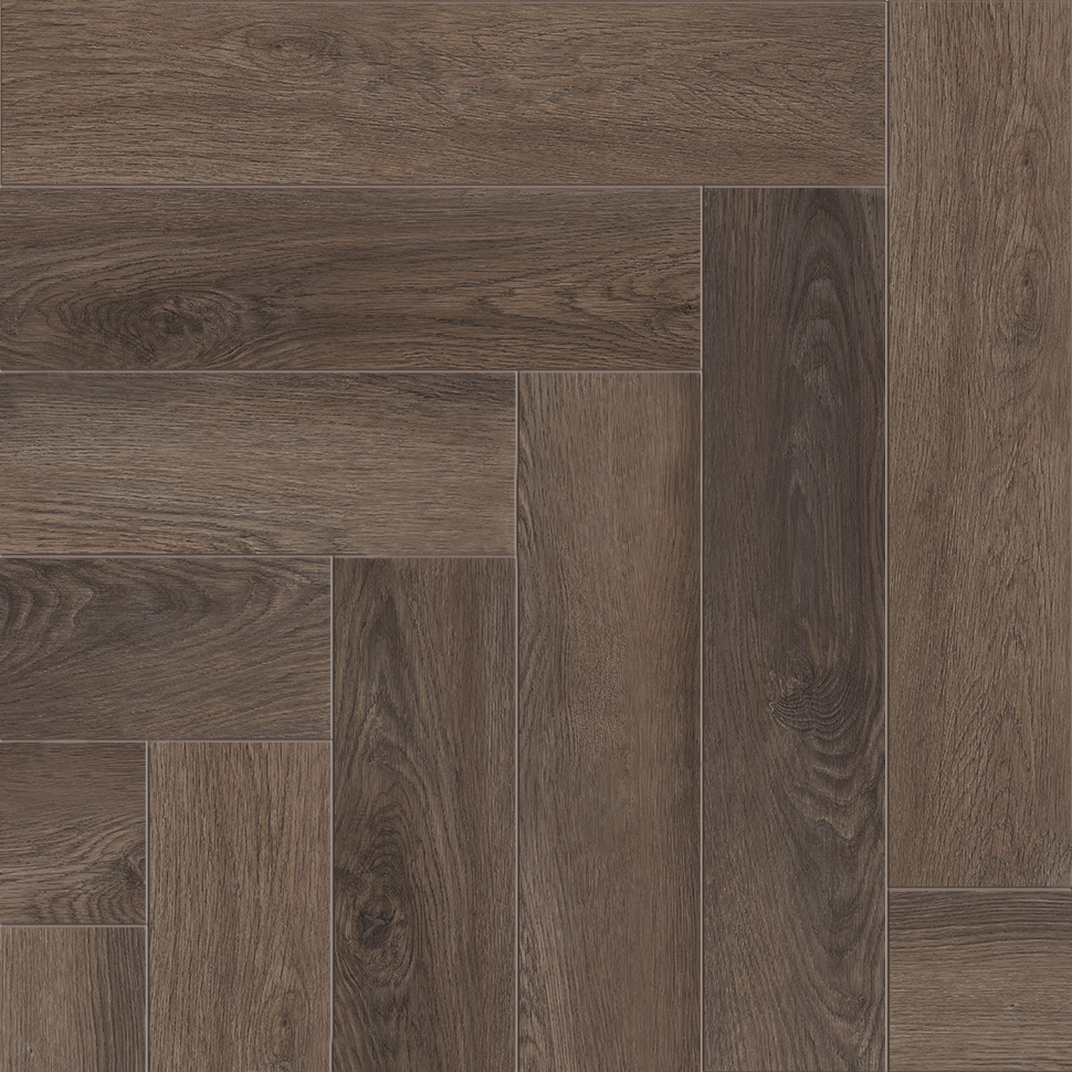 Кварцвиниловый SPC ламинат Alpine Floor Parquet Light Дуб Фафнир ECO 13-16 венгерская елка 600×125×4